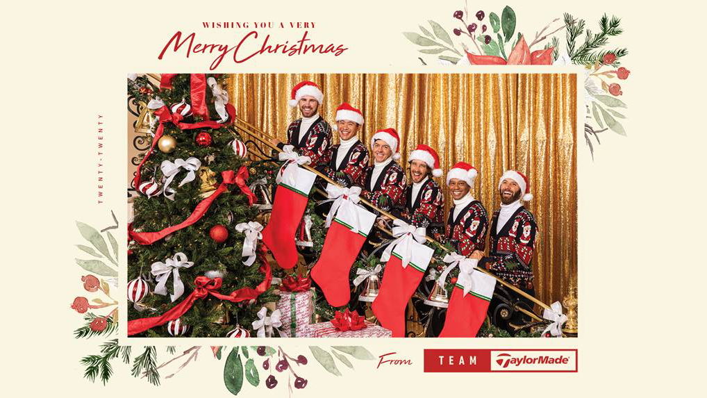 Has TaylorMade's Christmas Card made it clear Jon Rahm is off to Callaway?